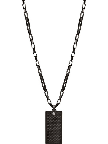 CAT Carbon Ανδρικό Κολιέ από Ατσάλι J021N90111