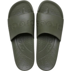 Crocs Ανδρικές Παντόφλες Καλοκαιρινές Αντιολισθητικές Κολυμβητηρίου Χακί 210088-309