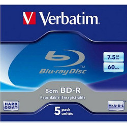 Verbatim 403108 Εγγράψιμα BD-R 2x 7.5GB 5τμχ