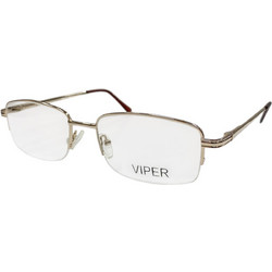 Viper 1257 GLD Ανδρικός Σκελετός Γυαλιών Οράσεως Μεταλλικός Ασημί