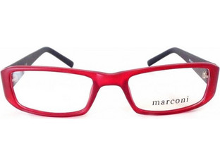 Marconi 845 C31 Γυναικείος Σκελετός Γυαλιών Οράσεως Κοκάλινος Μαύρος Κόκκινος