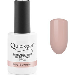 Quickgel Dusty Dahlia Base Coat Ημιμόνιμο Βερνίκι Νυχιών 15ml