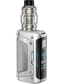 GeekVape Aegis Legend 5 Frost Silver Ηλεκτρονικό Τσιγάρο Mod Kit 5.5ml