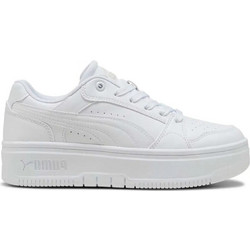 Puma Rebound Femme Low Γυναικεία Sneakers Flatforms Λευκά 402592-01