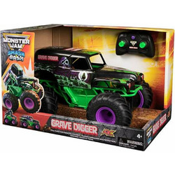 Spin Master Monster Jam Smash & Bash Grave Digger Τηλεκατευθυνόμενο Αυτοκίνητο Off Road 1:15 6072500