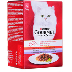 Purina Gourmet with Meat Mix in Gravy 6x50gr