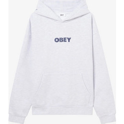 Obey Bold Ανδρικό Φούτερ με Κουκούλα & Τσέπες Λευκό 112470226-AGRY
