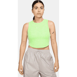 Nike Sportswear Essential Γυναικείο Αθλητικό Crop Top Lime FB8279701