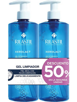 Rilastil Xerolact Αφρόλουτρο σε Gel για Ξηρό Δέρμα 2x750ml
