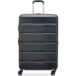 Delsey Securitech 400582100 Βαλίτσα Μεγάλη 75.5x49.5x32cm με 4 Ρόδες Μαύρη