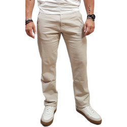 Marcus Ανδρικό Παντελόνι Chino Slim Εφαρμογή Μπεζ 16-200142