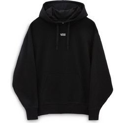 Vans Fyling Γυναικείο Φούτερ Oversized με Κουκούλα & Τσέπες Μαύρο VN0A7RMDBLK