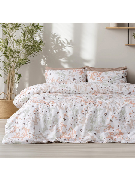 Beauty Home Σετ Σεντόνια King Size 270x260 Anthia Art 12253 Μπεζ