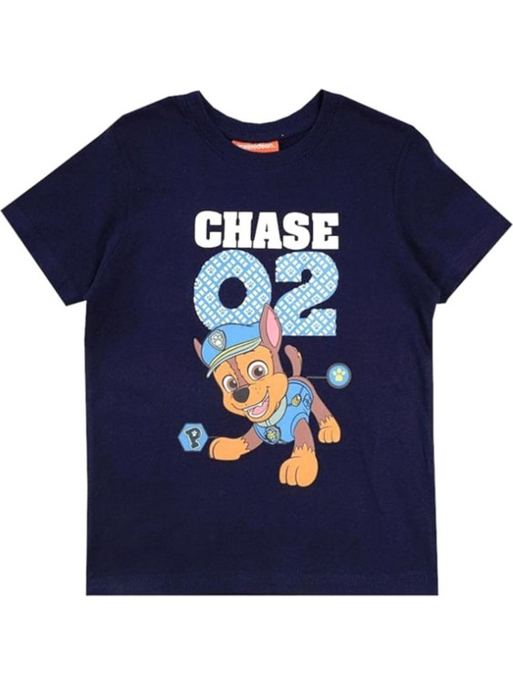 Beboulino Paw Patrol Chase Παιδικό T-Shirt Κοντομάνικο Navy Μπλε 80102460001