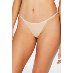 Mei Βαμβακερό Γυναικείο String Μπεζ 1050