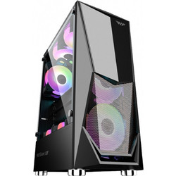 Armaggeddon Tritron 1 Black Gaming Midi Tower Κουτί Υπολογιστή με Πλαϊνό Παράθυρο
