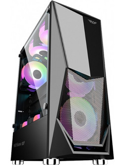 Armaggeddon Tritron 1 Black Gaming Midi Tower Κουτί Υπολογιστή με Πλαϊνό Παράθυρο