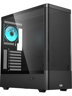 Redragon Ventra Air Black Midi Tower Κουτί Υπολογιστή με Πλαϊνό Παράθυρο