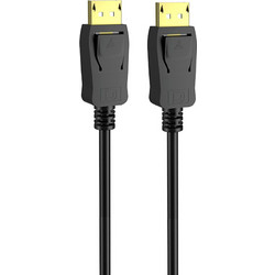 Powertech Καλώδιο DisplayPort 1.2 to DisplayPort Male 2m Black CAB-DP045
