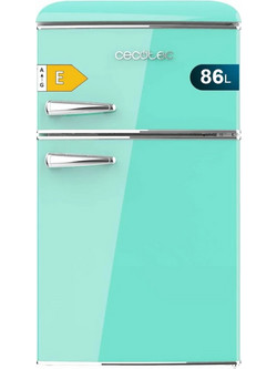 Cecotec CEC-01899 Retro Δίπορτο Ψυγείο 215lt Υ148.5xΠ55xΒ58.5cm Πράσινο