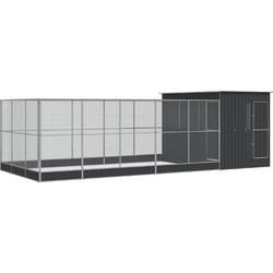 vidaXL Κλουβί Πτηνών 704x303x216cm 3214264