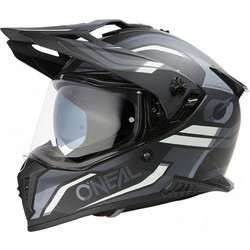 Oneal A-SRS Spike V.24 Black White Grey Κράνος Μηχανής Full Face