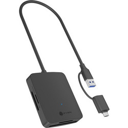 Icy Box IB-CR302-CU3 Card Reader USB-A 3.2 Gen 1 για SD / microSD / Compact Flash / Memory Stick