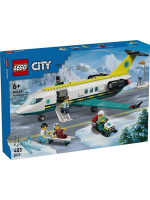 Lego City Emergency Air Ambulance Airplane για 6+ Ετών 60465