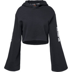 Iguana Pirumo Γυναικείο Αθλητικό Crop Top με Κουκούλα Μαύρο 92800624080