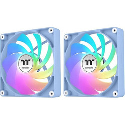 Thermaltake CT120 Reverse Case Fan 120mm ARGB με Σύνδεση 3-Pin 4-Pin PWM 2τμχ Hydrangea Blue