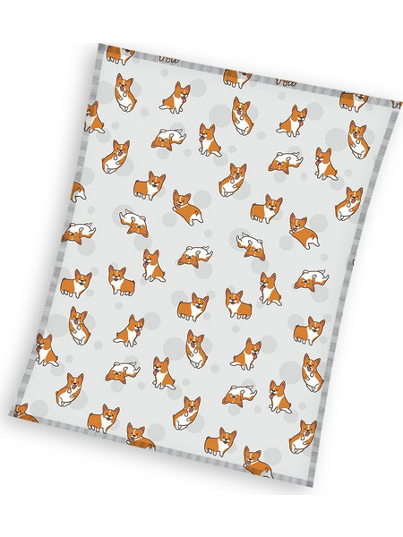 Παιδική Κουβέρτα Fleece Dogs 130x170 Γαλάζια