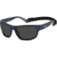 Polaroid Eyewear PLD7037/S FLLM9 Ανδρικά Γυαλιά Ηλίου Οβάλ Κοκάλινα Μαύρα με Μαύρο Polarized Φακό