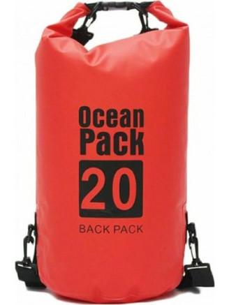 Ocean Pack 170232 Στεγανός Σάκος Ώμου 20lt Κόκκινος