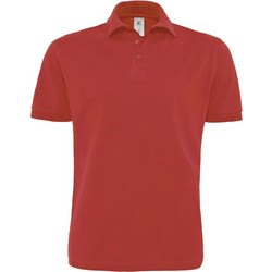 B&C Collection Ανδρική Μπλούζα Polo Κοντομάνικη Κόκκινη PU422