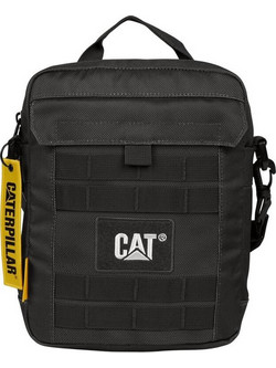 CAT Ανδρική Τσάντα Ώμου / Χιαστί Μαύρη 84036-80