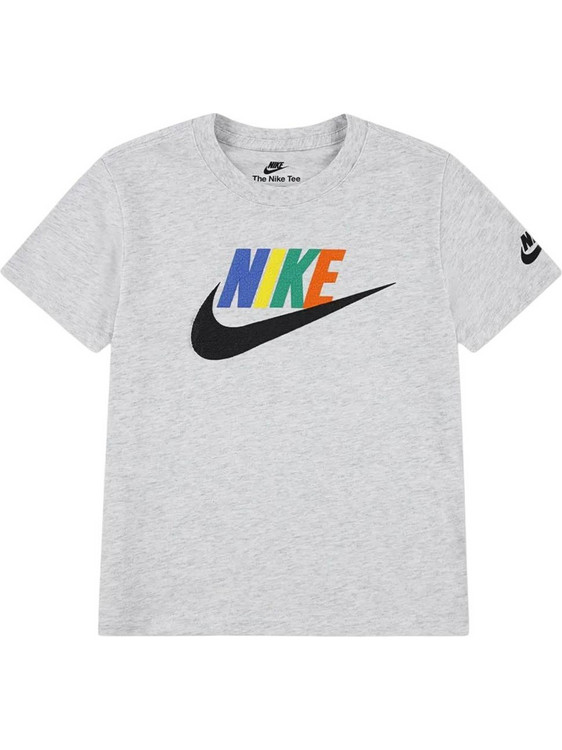Nike Παιδικό T-Shirt Κοντομάνικο Γκρι 86N166-X58