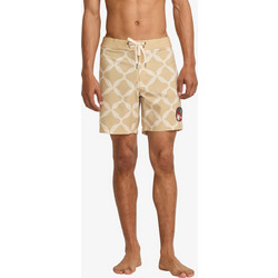 RVCA LA Ornament Ανδρικό Μαγιό Βερμούδα με Σχέδια Μπεζ 23A081510-OCR
