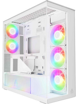 Arctic Xtender VG White Midi Tower Κουτί Υπολογιστή RGB με Πλαϊνό Παράθυρο