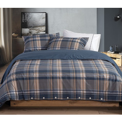 Nef-Nef Σετ Σεντόνια Διπλά Βαμβακερά 200x270 Nau Surface Denim