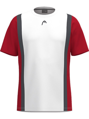 Head Παιδικό T-Shirt Κοντομάνικο Λευκό Κόκκινο 816765-RDWH