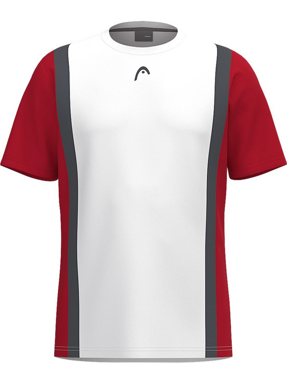 Head Παιδικό T-Shirt Κοντομάνικο Λευκό Κόκκινο 816765-RDWH