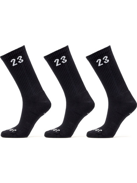 Jordan Essentials Ανδρικές Κάλτσες Ψηλές με Σχέδια Μαύρες 3Pack DA5718-010