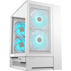 Cougar OmnyX White Gaming Midi Tower Κουτί Υπολογιστή RGB με Πλαϊνό Παράθυρο