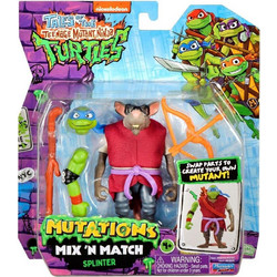 Playmates Toys Teenage Mutant Ninja Turtles Mayhem Mix 'N Match Splinter Φιγούρα Δράσης για 4+ Ετών 12cm