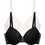 Dorina Σουτιέν Push Up με Μπανέλα Μαύρο Εκρού FXTT0099LA189-2X0018