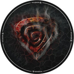 Genesis Gaming Protective Floor Mat Tellur 400 Round Lava