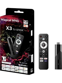Magical MNG X3 Smart TV Stick 4K UHD με Wi-Fi / Bluetooth / HDMI & Google Home