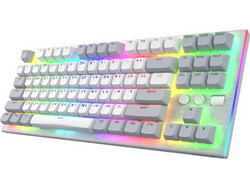 Hator Gravity Μηχανικό Gaming Πληκτρολόγιο TenKeyLess με Hator Aurum Orange 2.0 Διακόπτες RGB White