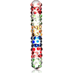 Stellar Διπλό Dildo 17.5cm Πολύχρωμο