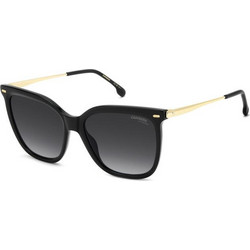 Carrera CA3071/S 2M2/9O Γυναικεία Γυαλιά Ηλίου Τετράγωνα Μαύρο Χρυσό με Μαύρο Φακό
